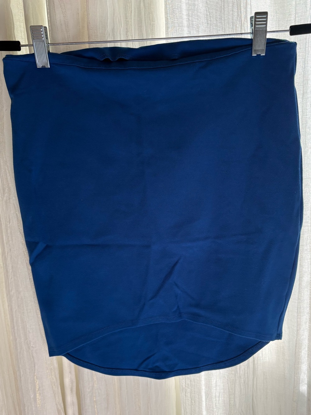 Devlin Royal Blue High Low Pencil Skirt | Size Large